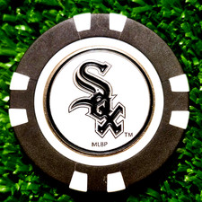 MLB Chicago White Sox Golf Ball Marker Magnetic Poker Chip New