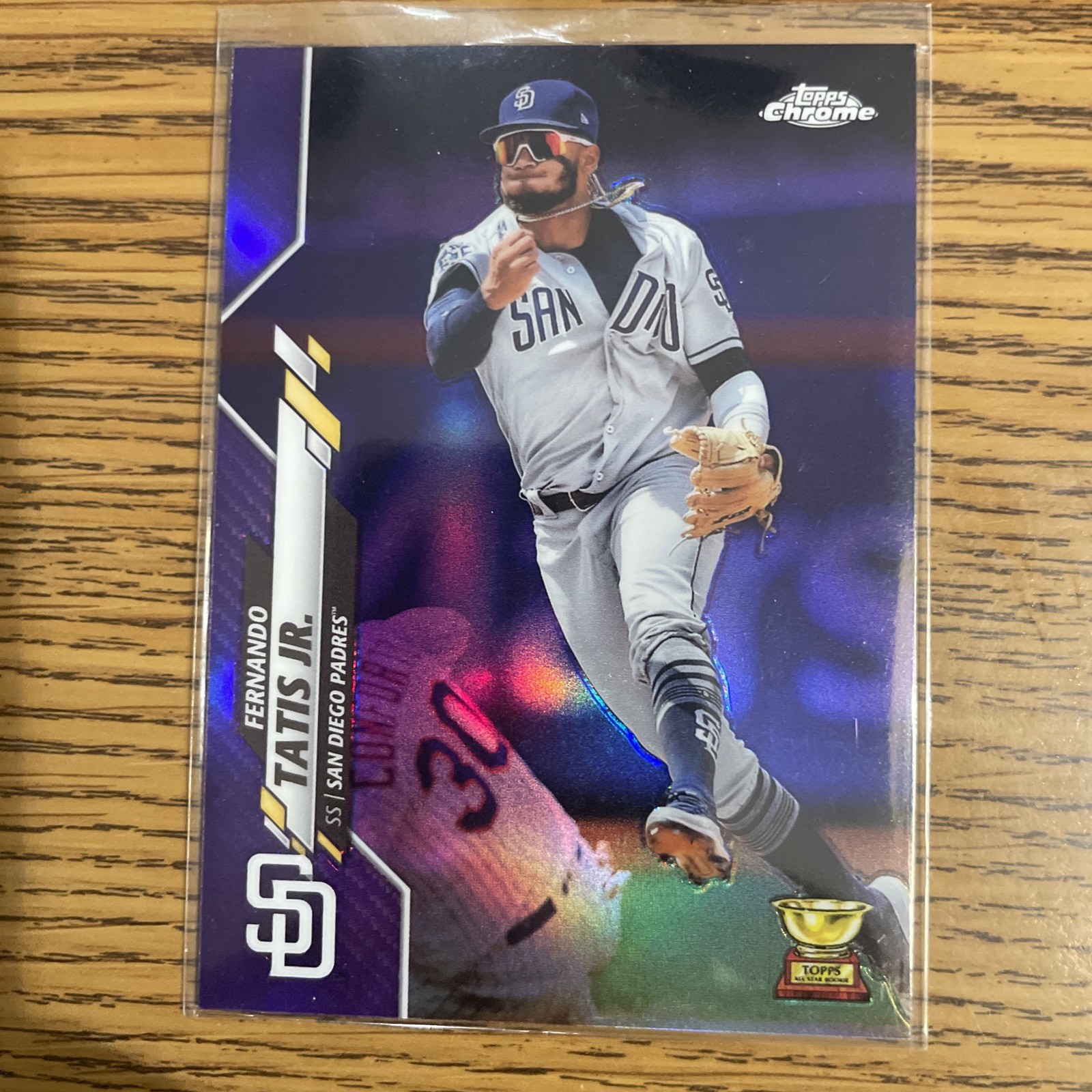 FERNANDO TATIS JR. 2020 TOPPS CHROME #84 ROOKIE CUP PURPLE REFRACTOR /299