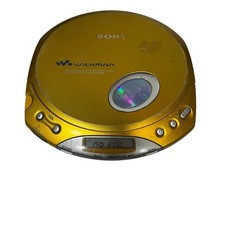 Sony Walkman D-E350 Gold Portable CD Player ESP MAX Tested Works