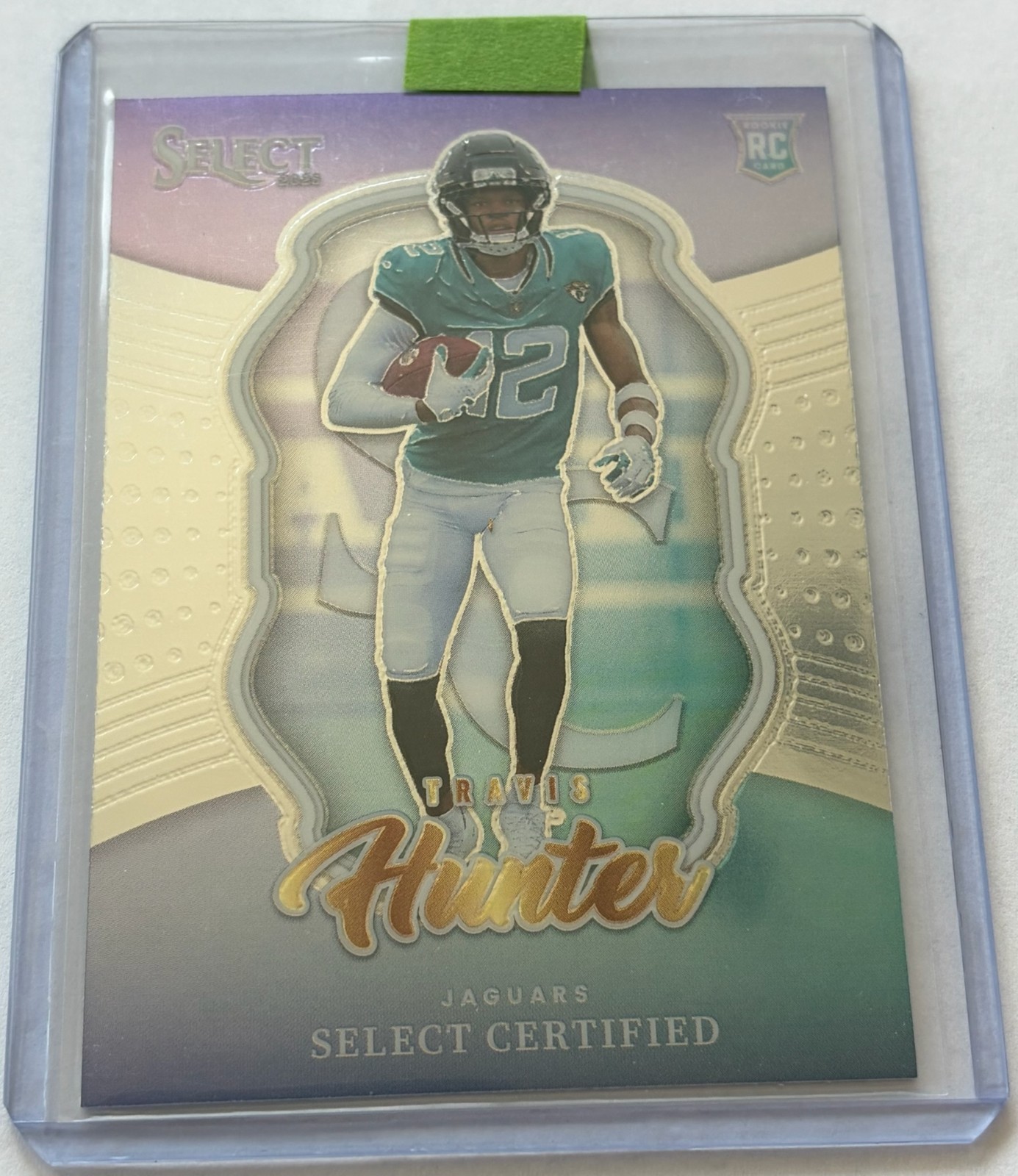 2025 Panini Select Football "Select Certified Rookies" Travis Hunter (RC) #1