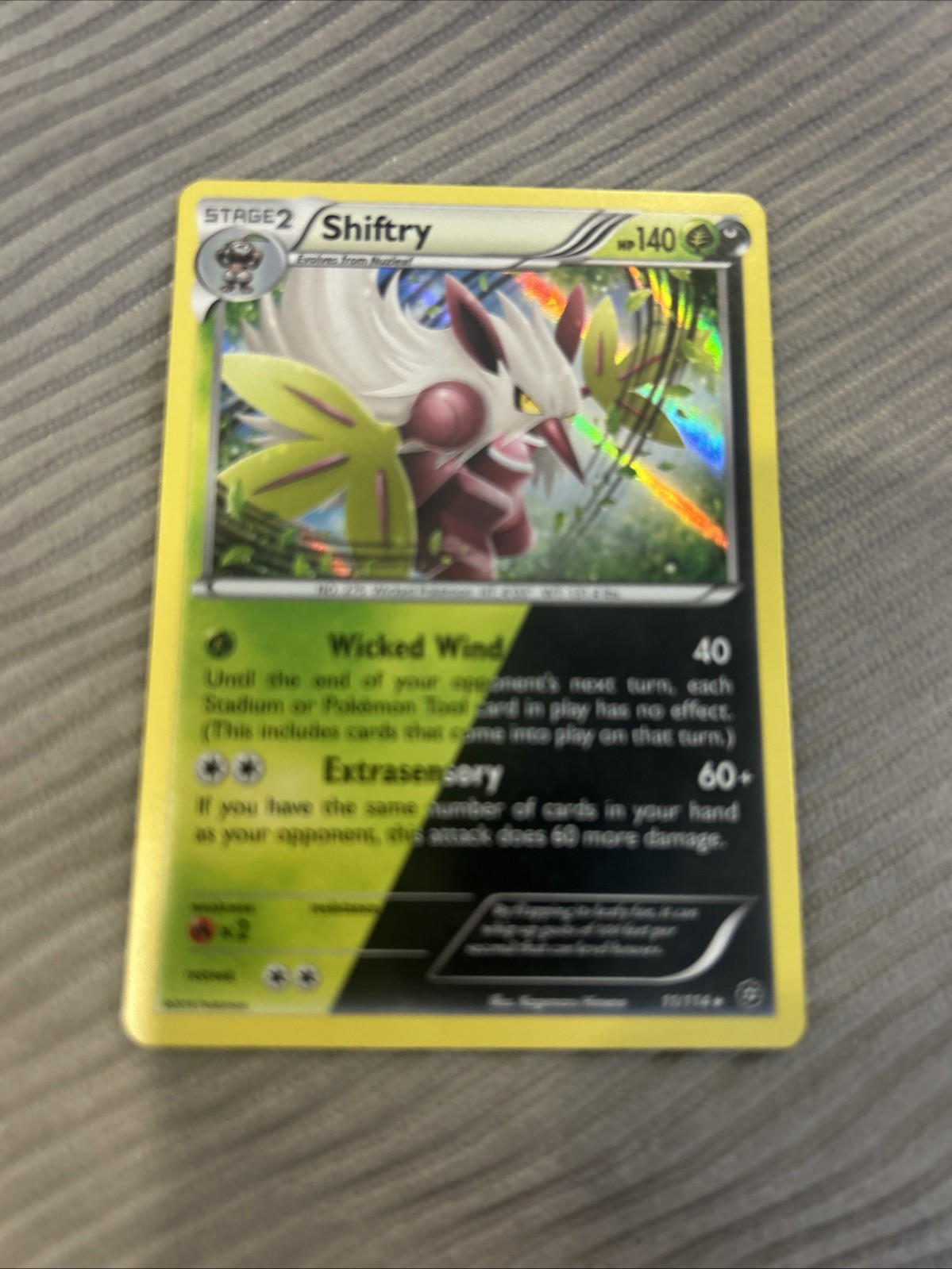 Shiftry 11/114 XY - Steam Siege Reverse Holo