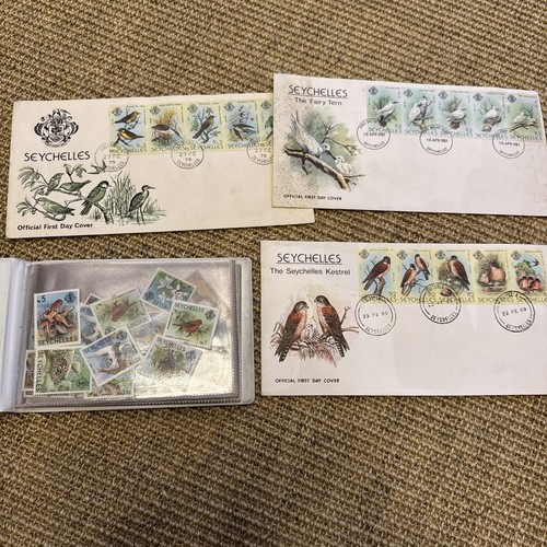 69 Stamps Seychelles & 3 First Day Covers 1978-1982