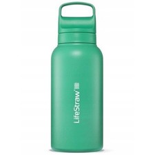 LifeStraw Green Travel Outdoor Vacuum Insulated Water Bottle 34 oz
