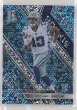2018 Panini Spectra Rookies Neon Blue Prizm 20/75 Michael Gallup #143 fm0