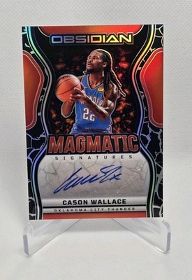 2024-25 Panini Obsidian #MS-CWL Cason Wallace Magmatic Signatures #/149