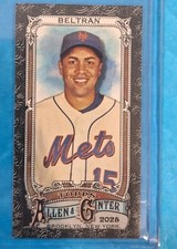 2025 Topps Allen & Ginter - Carlos Beltran #153 Mini Black Bordered