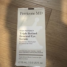 New Perricone MD High Potency Triple Retinol Renewal Eye Serum 0.5 oz/15ml
