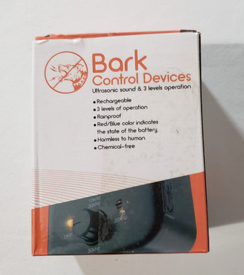 Black Ultrasonic Sound Deter Nuisance Barking Dog Bark Control Devices  Open Box
