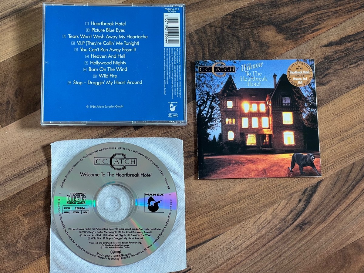 C.C. CATCH Welcome To The Heartbreak OOP 1986 GERMANY CD album 80s