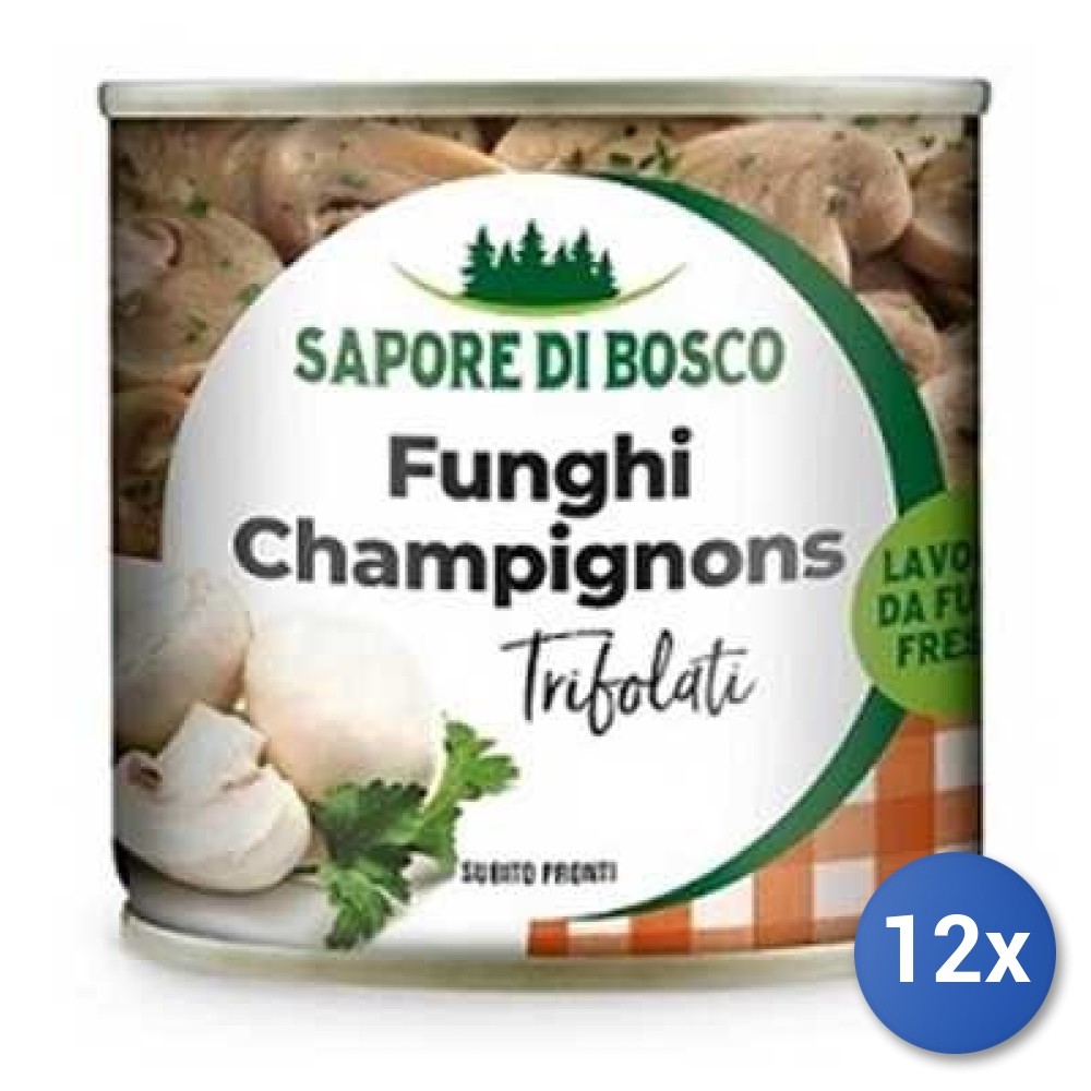 12X Multipack Nova Chanterelle Mushrooms Tin Forest Gr180