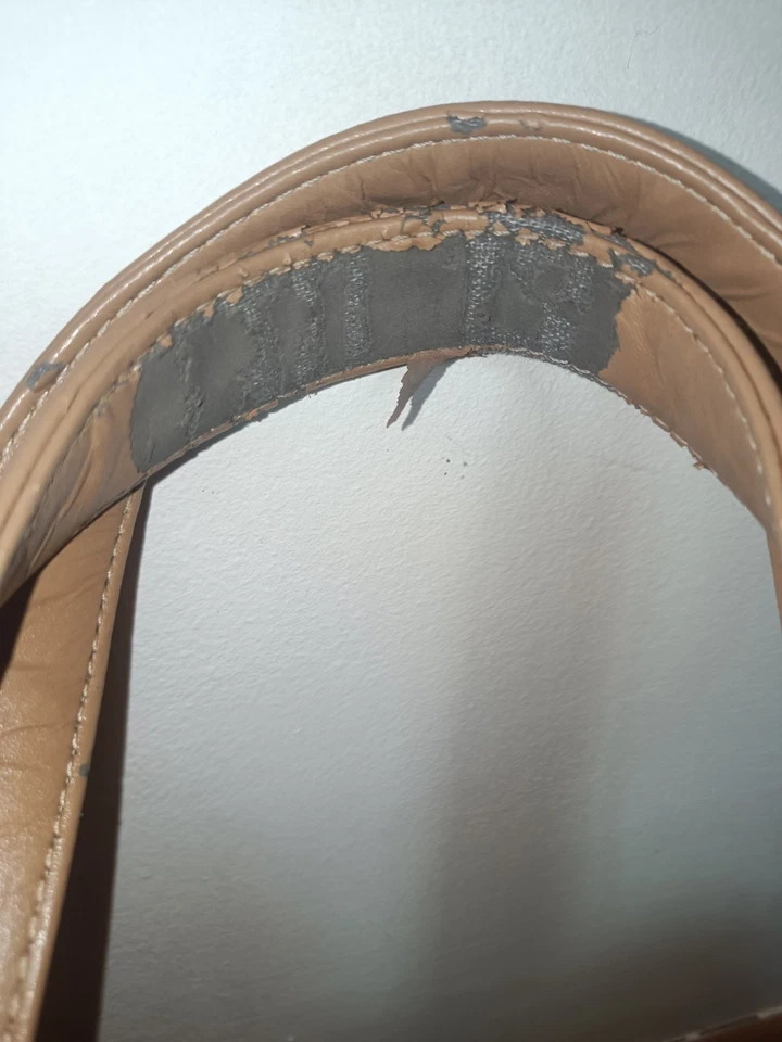 Laura Ashley Vintage Hinged Wicker Straw Basket Bag With Damaged Handles - Image 2 of 4