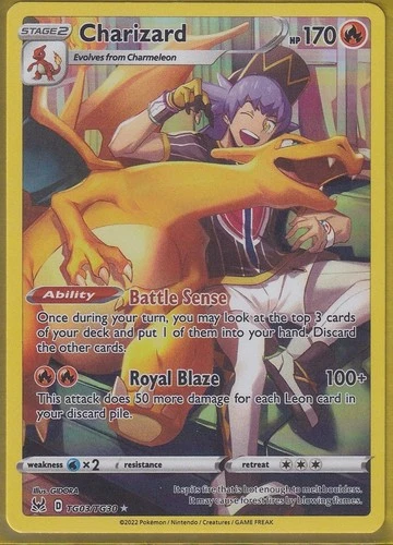 Charizard TG03/TG30 Swsh11: Lost Origin Trainer Gallery Holo Pokemon NM