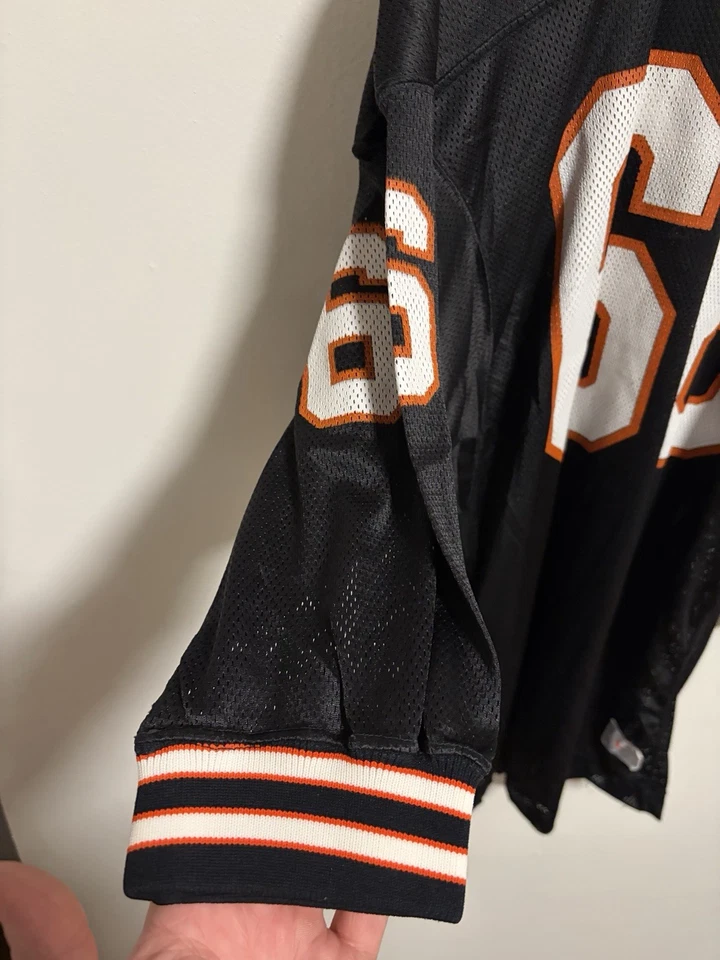 复古 70 年代黑色网格冠军足球球衣,尺寸 L,美国制造 — 第 4/4 张图片