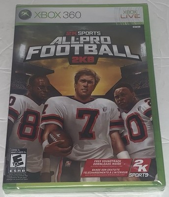 NEW All-Pro Football 2K8 ( Microsoft Xbox 360, 2007 )