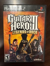 Guitar Hero III: Legends of Rock PS2 Game
