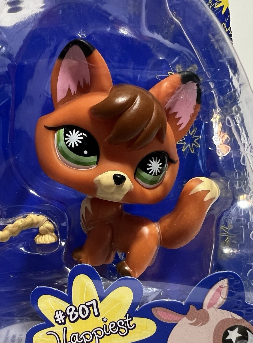 Littlest Pet Shop Happiest Pets Fox 807 Hound 808 Playset for sale