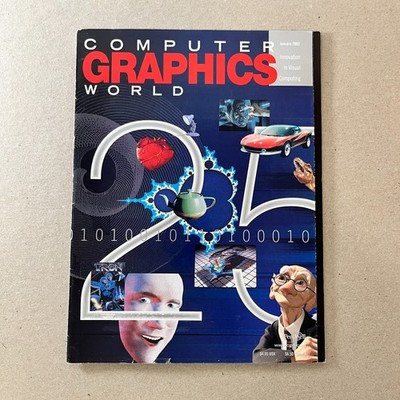Computer Graphics World Magazine Jan 2002 Rare Vintage  25th Anniv Retrospective