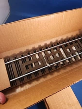 2 80’s ERA JIM BEAM RAILROAD TRAIN DECANTER TRACK SECTIONS W/ CLIPS & BOX VTG 