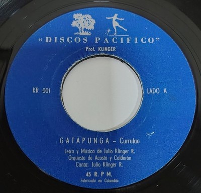 ORQUESTA ACOSTA Y CALDERON Gatapunga 7'' / COLOMBIA LATIN CURRULAO SAMBA   