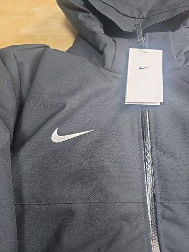 Nike 550 Duck Down Parka Winter Coat BLACK Men's Large DJ6526-010 image 4