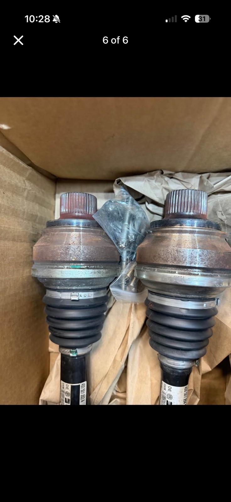 Audi R8 2020 Right Axle