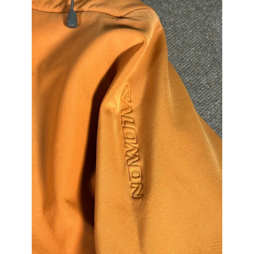 Jaqueta de esqui masculina vintage Salomon Lab 3 em 1 laranja zíper completo soft shell tamanho G - Imagem 4 de 4