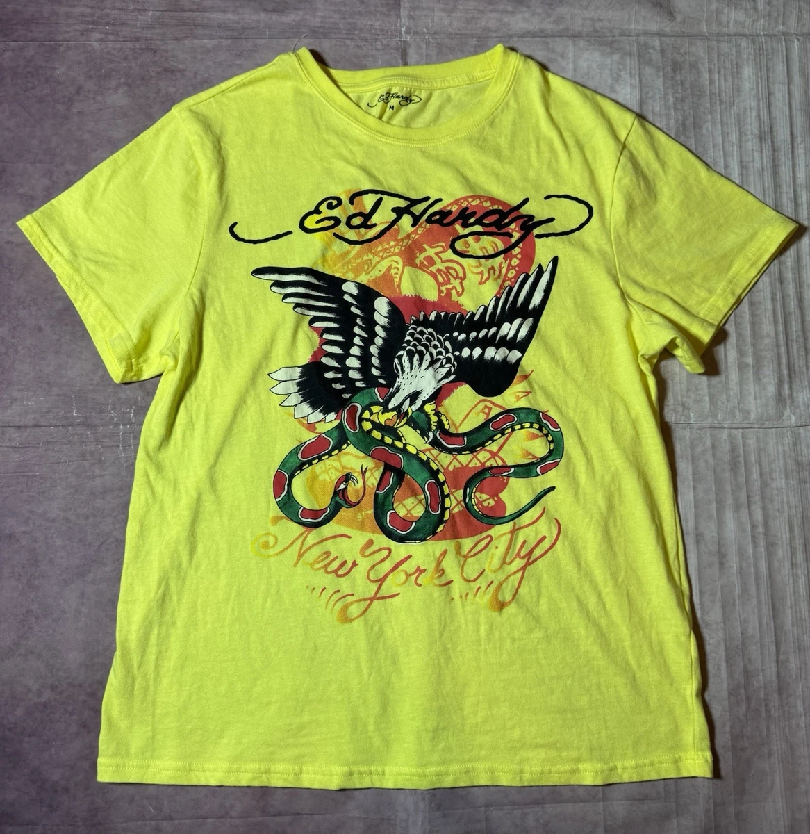Ed Hardy Yellow Shirts for Men for sale | eBay