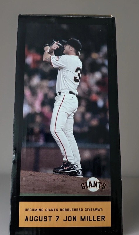 Brian Wilson Giants Bobblehead Brian 2009 Giveaway New In Box Mint Condition