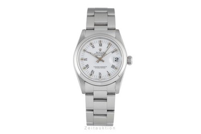 Rolex Datejust 31 White Roman Dial Stahl Automatik Damenuhr Ref. 68240 E-Serie