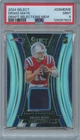 Drake Maye 2024 Select Silver Jersey Patch Rookie RC New England Patriots PSA 9