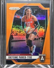 Cheyenne Parker-Tyus 2024 Panini Prizm WNBA Orange Prizms /99 #114 Dream Aces
