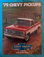 1979 Chevrolet "PICKUPS" - Original Truck Dealer Sales Brochure / Catalog