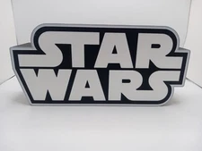 Retro Star Wars the original logo lightbox sign for vintage Star Wars display