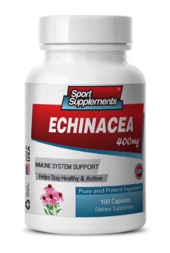 Echinacea Extract - Echinacea 400mg - Anti-Inflammatory Supplements Capsules 1B - Picture 1 of 11