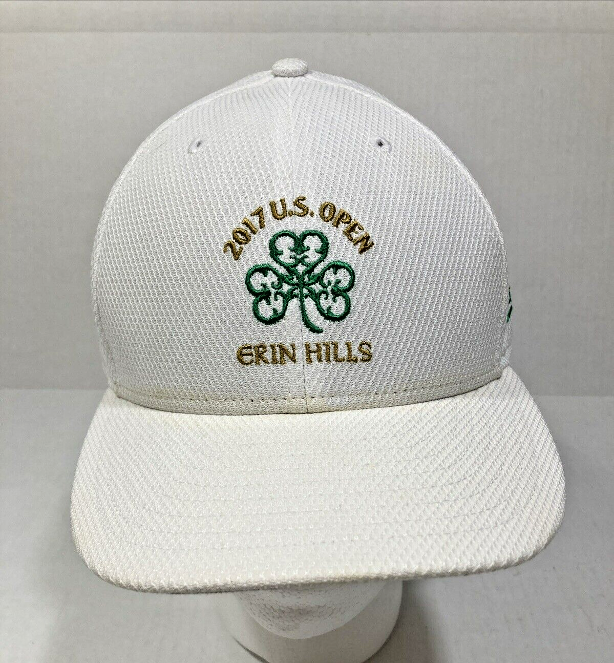 2017 US OPEN ERIN HILLS USGA MEMBER WHITE ADJUSTABLE CAP HAT - NEW ERA -  NWOT