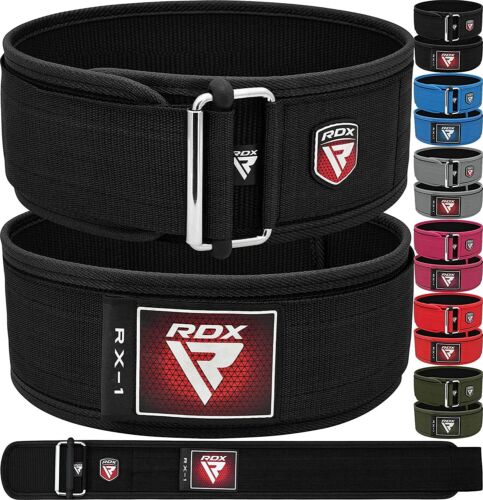 Weight Lifting Belt by RDX, Weight Training Powerlifting Belt, Fitness Gym Belt