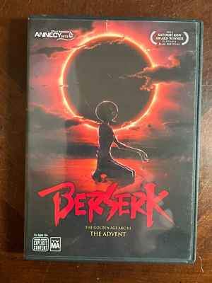 Berserk: The Golden Age Arc III: The Advent (DVD, 2013) VIZ Media