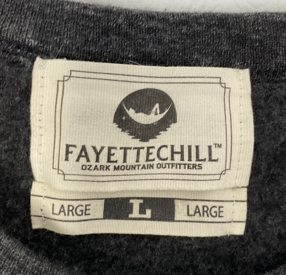 T-Shirt FAYETTECHILL Conservation Bear Gris Taille XL - Occasion Très Bon État
