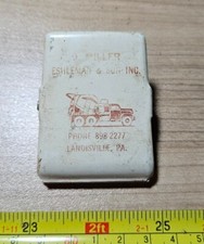 Vintage Miller Eshleman & Son Landisville PA Mixer Truck Advertising Metal Clip