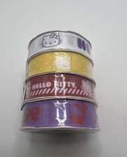 Sealed Sanrio 4-Pack Hello Kitty Grosgrain Ribbon Toy Island Manufacturing