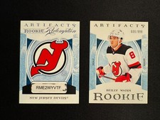 2022-23 UD Artifacts Reilly Walsh Rookie #218 New Jersey Devils 600/999
