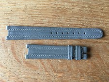 New - Grey Leather Strap FERRARI Correa de Piel Gris - 15,2 mm - Nueva