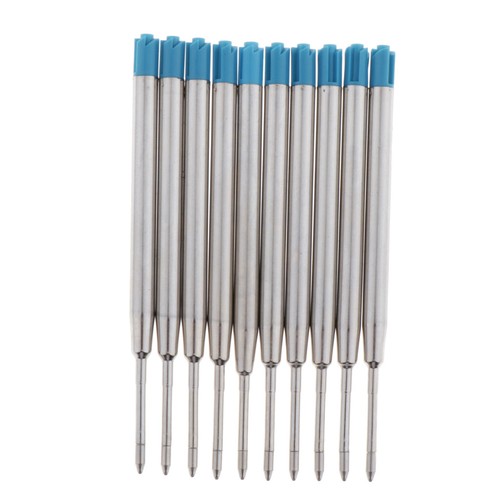 Lot de 10 recharges pour stylo bille bleu métal - Afbeelding 6 van 6