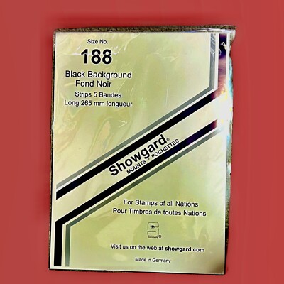 SHOWGARD STAMP MOUNTS 264/188  9/11 HEROES WE ARE A VETERAN SUPPORTIVE BUSINESS