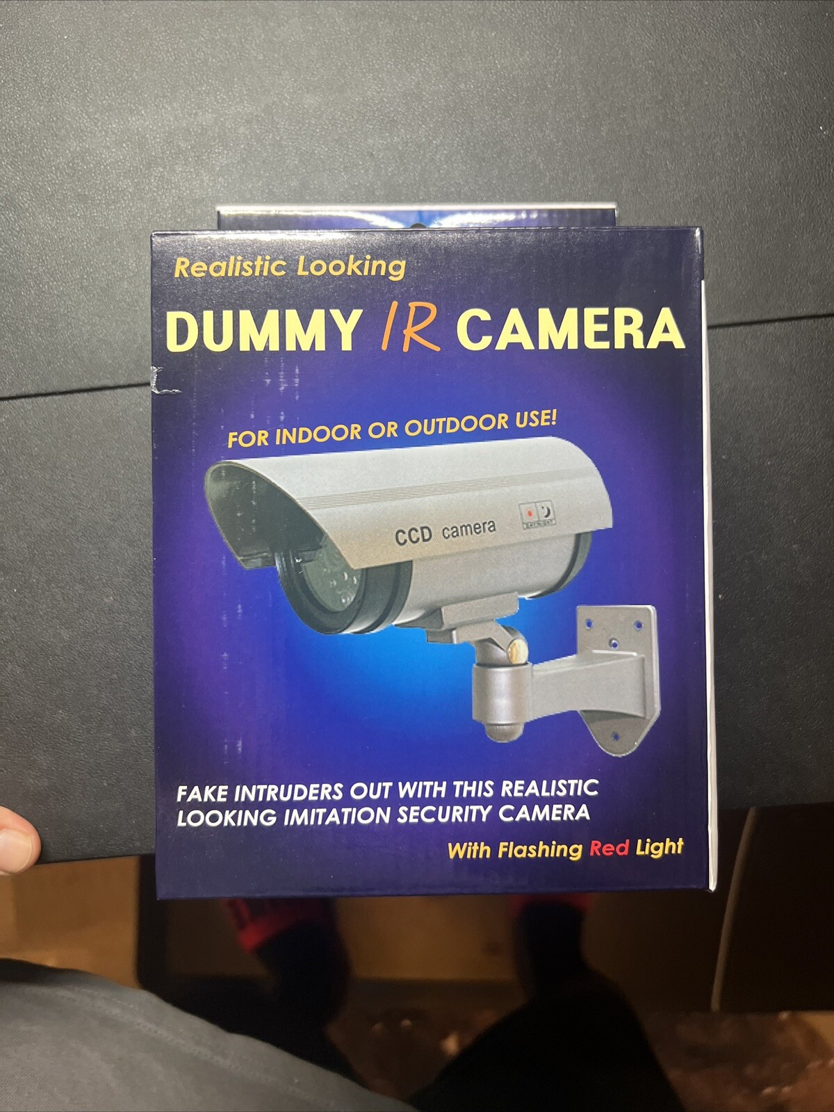 Dummy IR Camera Realistic Looking With Flashing Red Light
