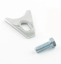 Chevy SBC BBC SB BB HEI Ignition Distributor Hold Down Clamp Chrome R4116 A103