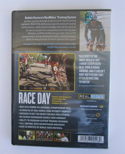 NEW DVD: REAL RIDES: RACE DAY w Robbie Ventura, High-Intensity Racing Simulation - Picture 2 of 5