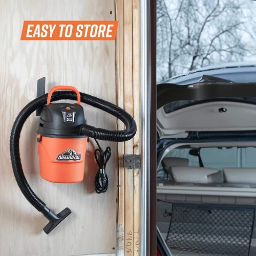 1.5-Gallon 2 Peak HP Portable Wet/Dry Shop Vacuum Cleaners Workshop Cleaning - Picture 8 of 8
