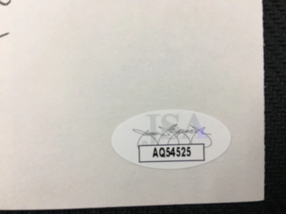 Tony Jacklin PGA HOF Open Champion Signed 3x5 Index Card JSA Certified AUTOGRAPH - Image 4 of 4