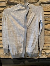 Ivivva Girls Back to Rhythm Wrap Hooded Sweater Size 10 Grey Gray